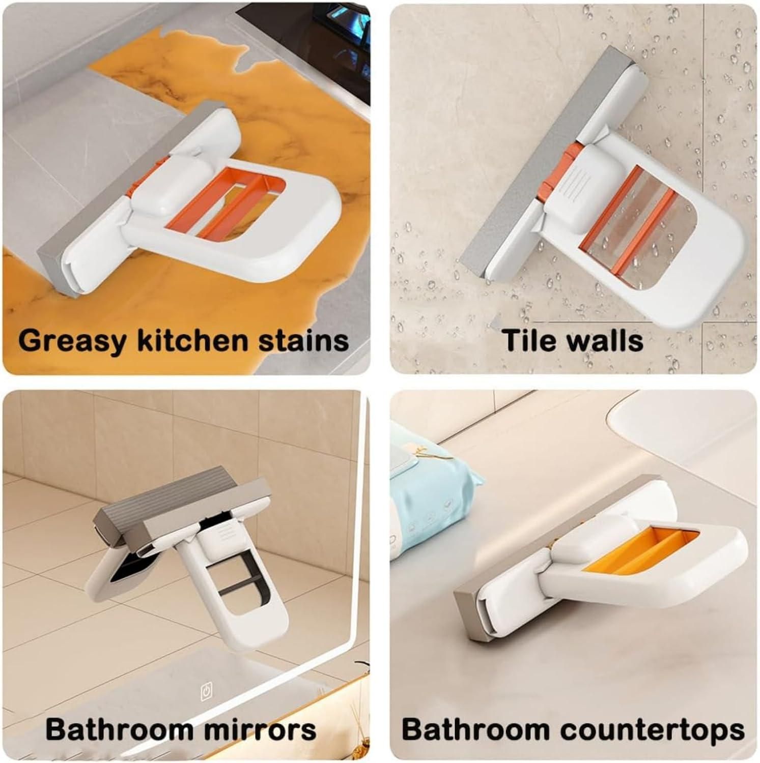 Foldable Desk Mop – Compact Cleaning Tool for Small Surfaces