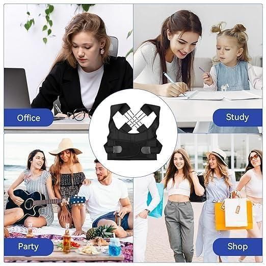 Adjustable Back Posture Corrector Belt for Men & Women | Slouching Support & Pain Relief Brace