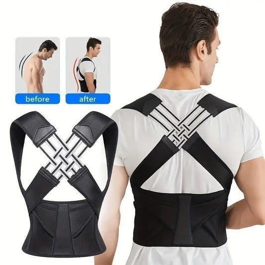 Adjustable Back Posture Corrector – Relieve Pain & Improve Posture Instantly!